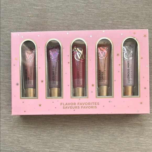 Victoria's Secret Pink and Purple Lip Balm and Gloss Set - Picture 1 of 8
